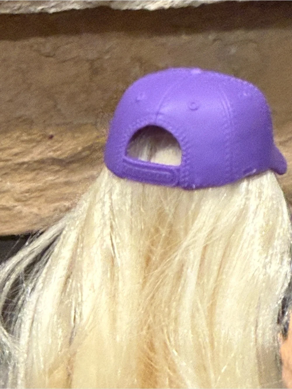 Barbie purple baseball hat